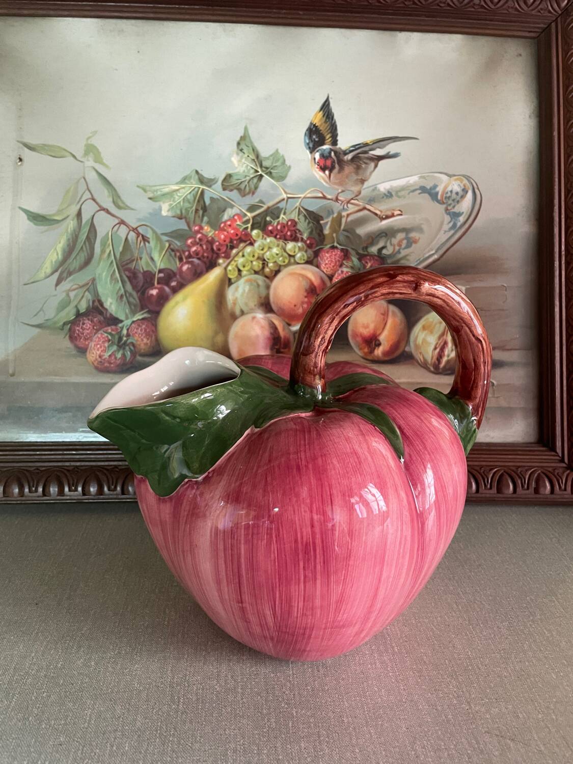 Vintage Tomato Pitcher