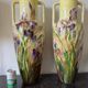 Pair of majestic Art Nouveau Vallauris vases by P. Perret