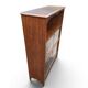 Small antique wooden and glass display cabinet.