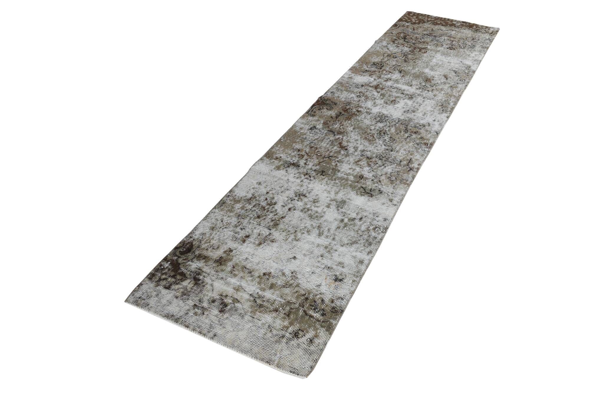 Brown Vintage Runner Rug, 70x295Cm SK 6998