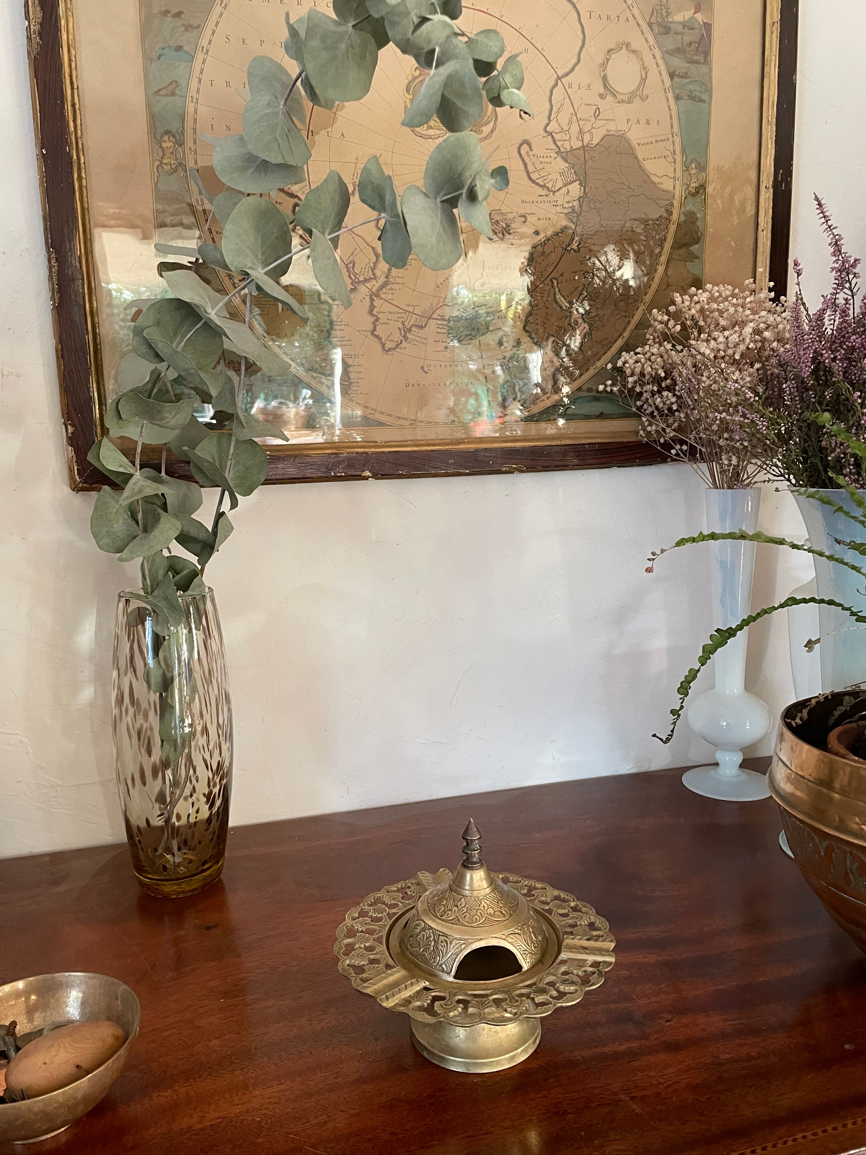 Vintage brass ashtray