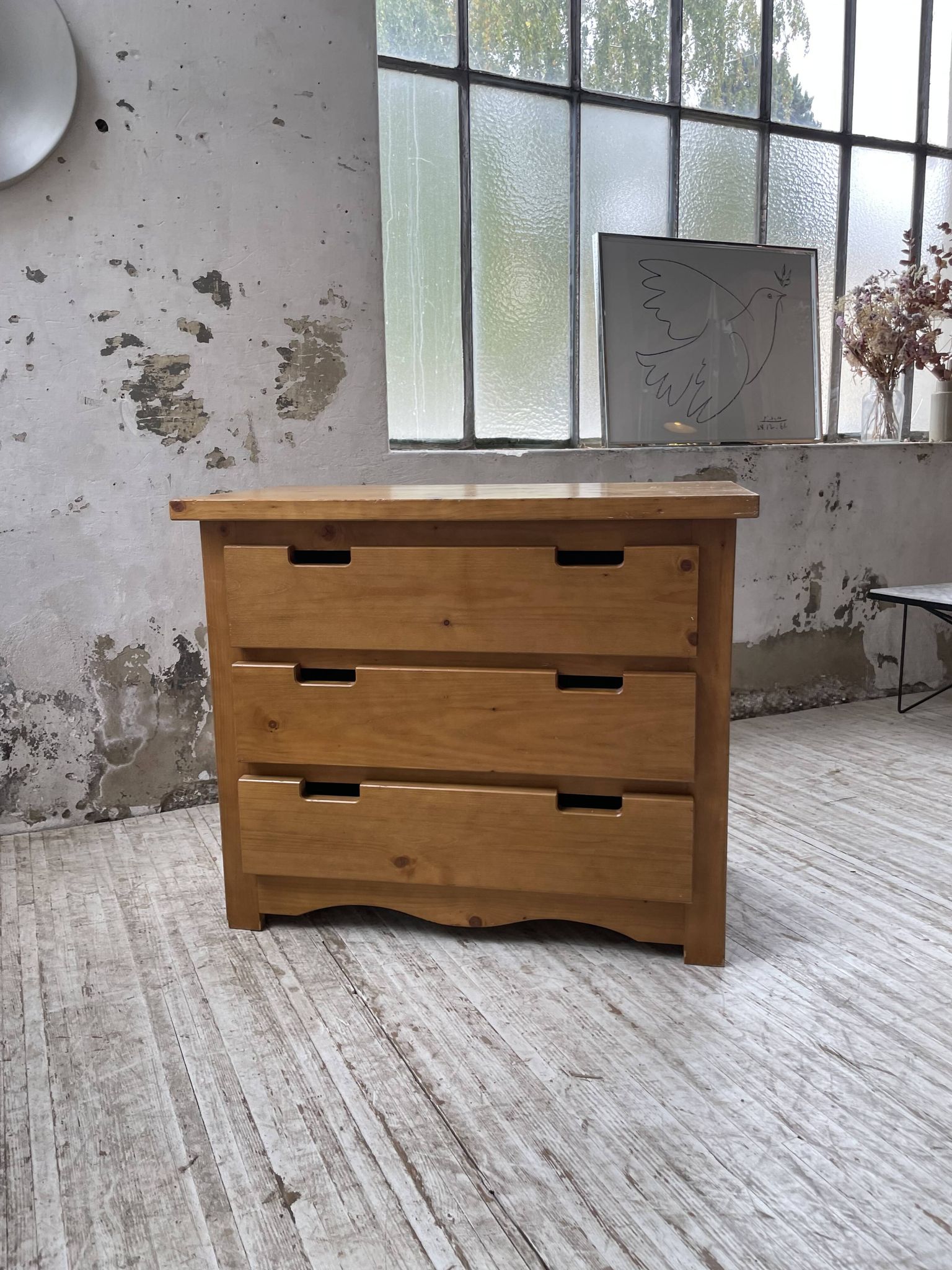 Commode en pin années 80 mobilier montagne