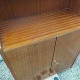 Vintage Scandinavian-style teak bookcase