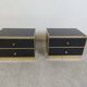 Pair of bedside cabinets, 1970s