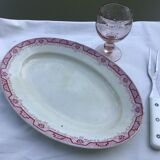 Dish pink iron earth st amand model morocco