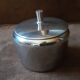 Stainless steel sugar bowl
