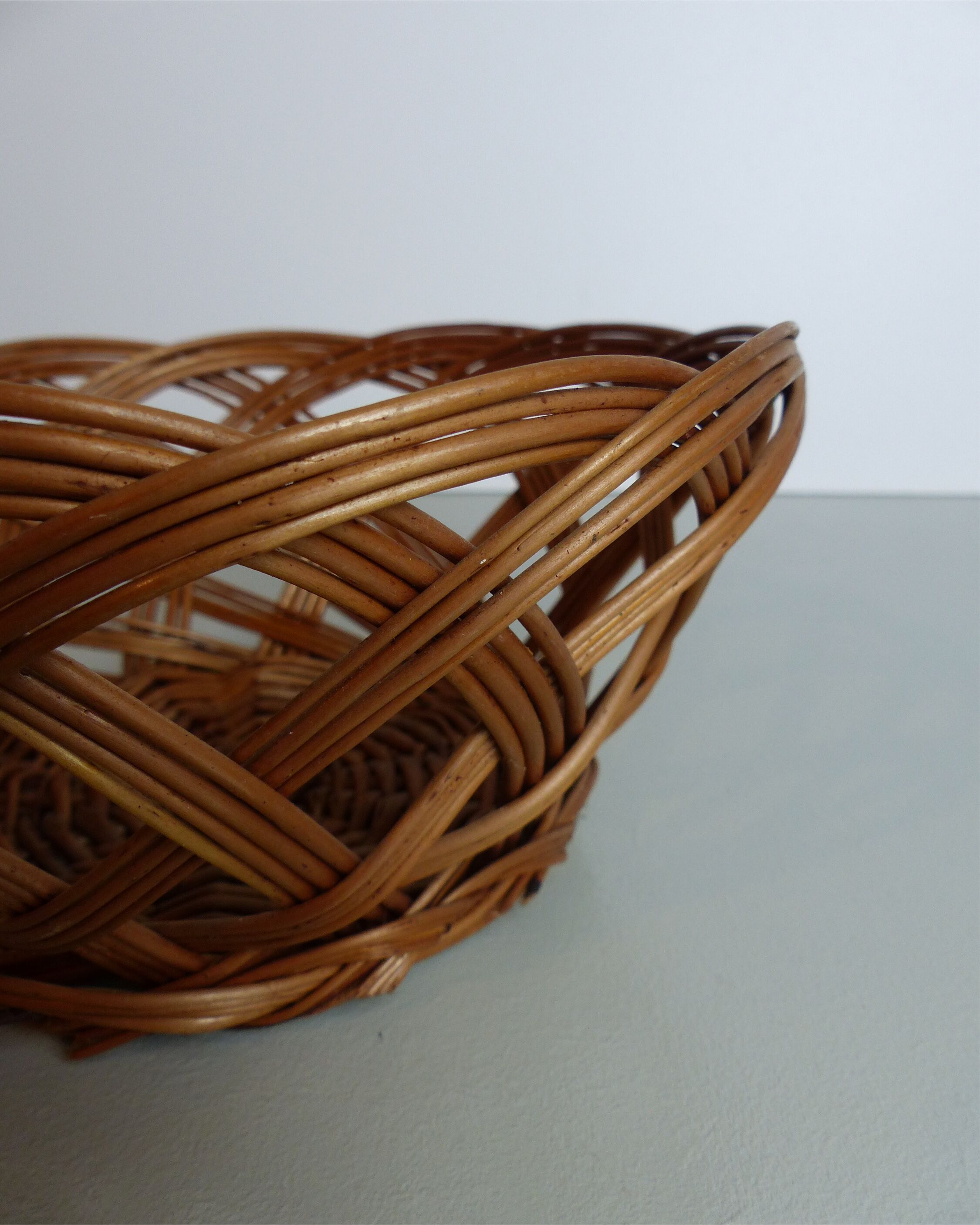 Two wicker baskets
