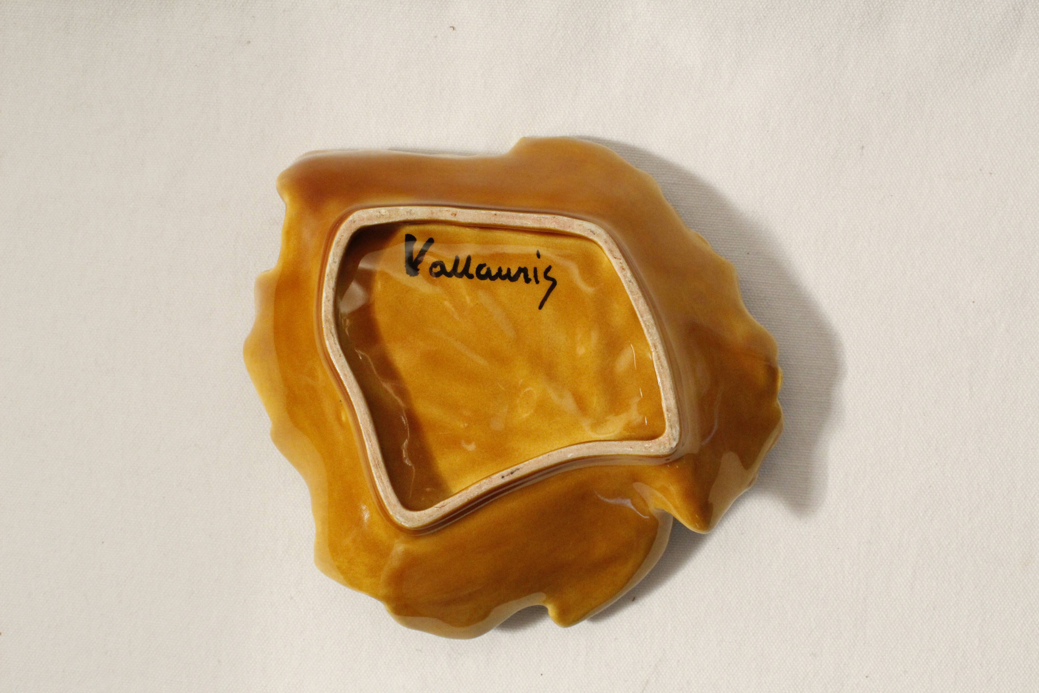 Vallauris pocket vacuum - yellow orange autumn leaf