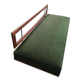 Danish oiled teak sofa bed from the 1950s