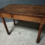 Antique oak table with drawer