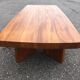 Solid elm coffee table 70s