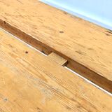 Banc en bois de pin de Charlotte Perriand pour Les Arcs