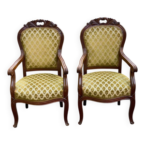 2 fauteuils cabriolets