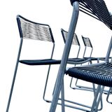 Set of 6 Melker "spaghetti" chairs by Lisa Norinder for Ikea 1990