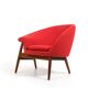 Fried Egg Teak Easychair by Hans Olsen 1950s