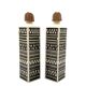 Mid-century set of 2 ceramic bottles, Staffel Limburg Germany, 1960s