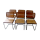 Lot de 6 chaises par Marcel Breuer Cesca B32