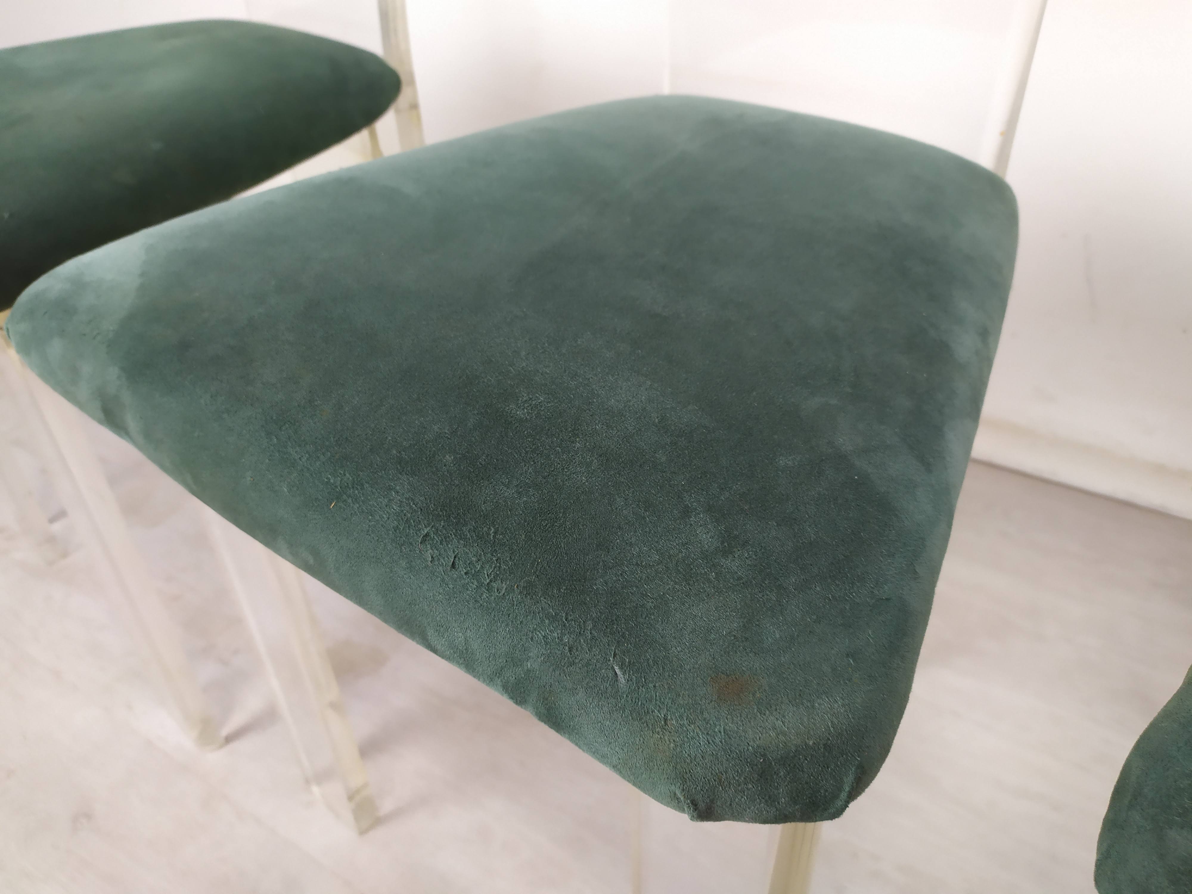 Plexiglas chairs Roche Bobois