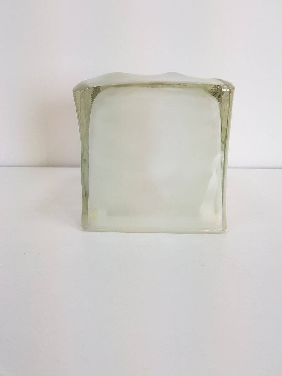 Iviken Ice Cube Table Lamp in Glass from Ikea, 1990s, Set of 3