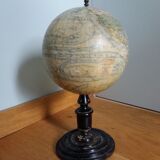 Lebegue 19th century Napoleon III world map globe