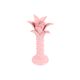 Vintage pink vase palm tree martan portugal 701 crackle porcelain 31cm