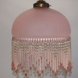 Light suspension/ beaded /vintage appliques