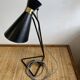 Vintage 1970s black metal cocotte lamp
