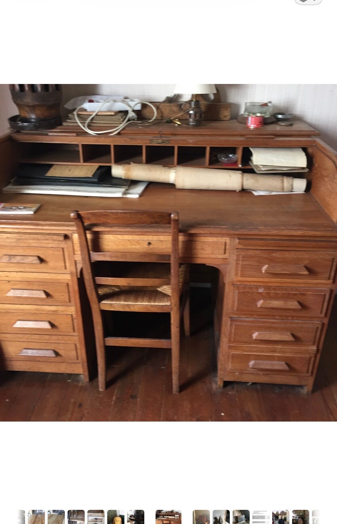 Bureau américain cylindre