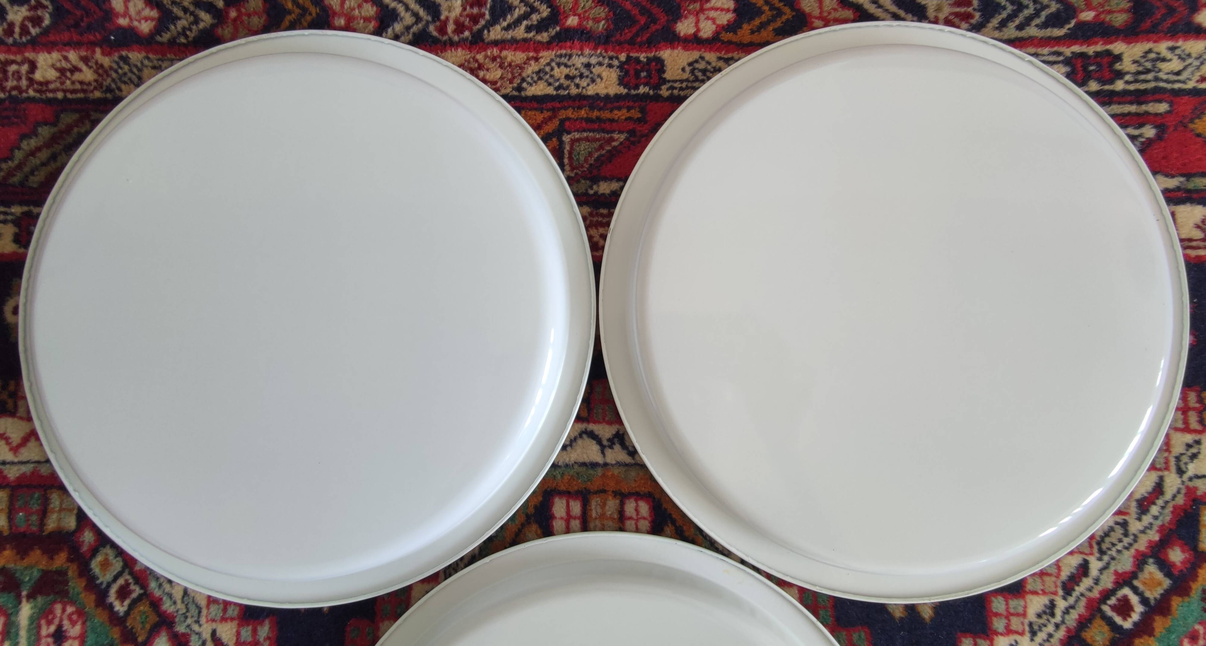 Set of 3 vintage kronenbourg serving dish 1970-80 tbe