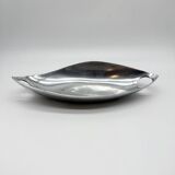 Polished aluminium cast centrepiece / bowl – 1980s