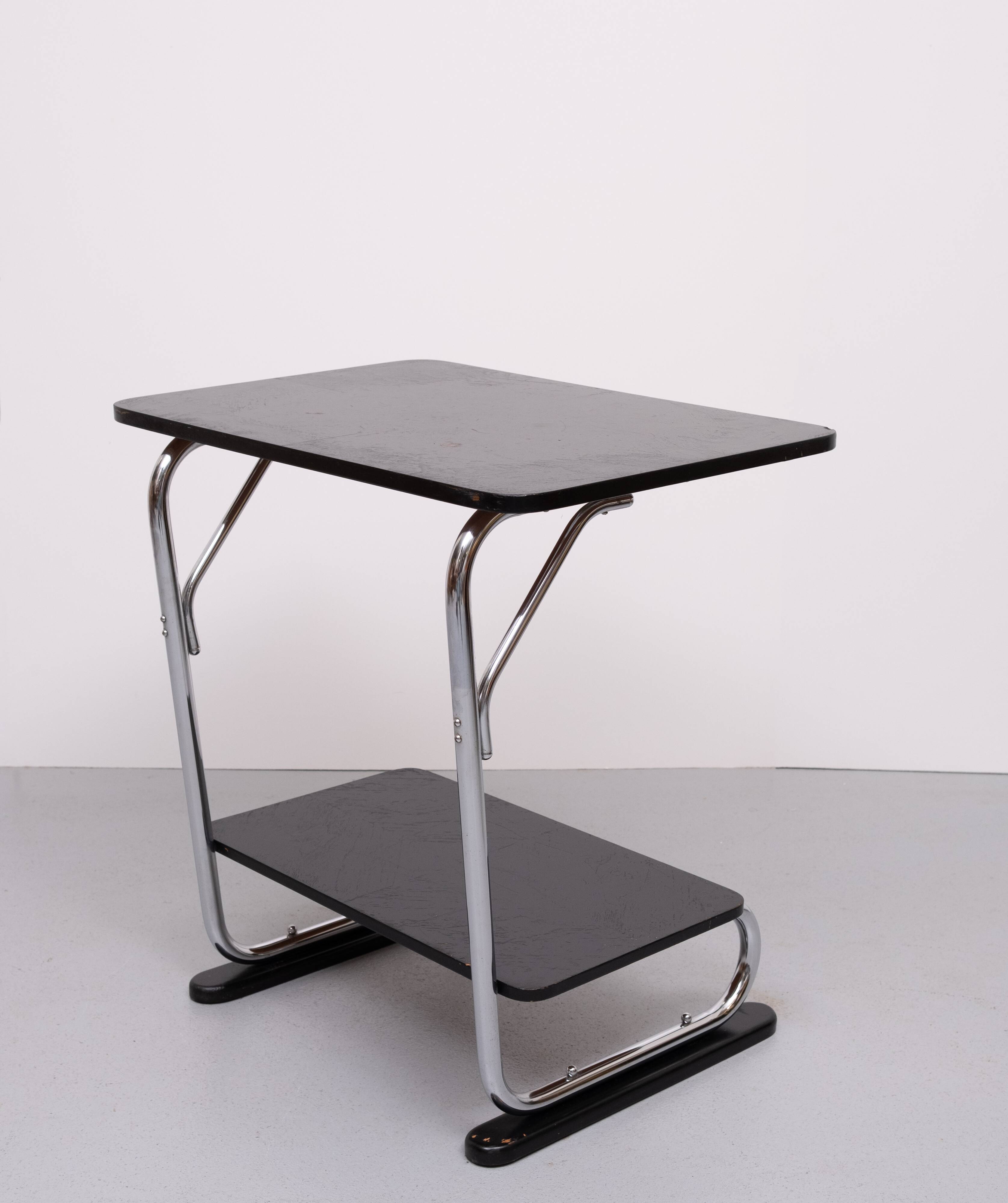 Bauhaus Chrome tube Tray Table 1930s Germany