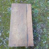 Coffre ancien en bois à clapet