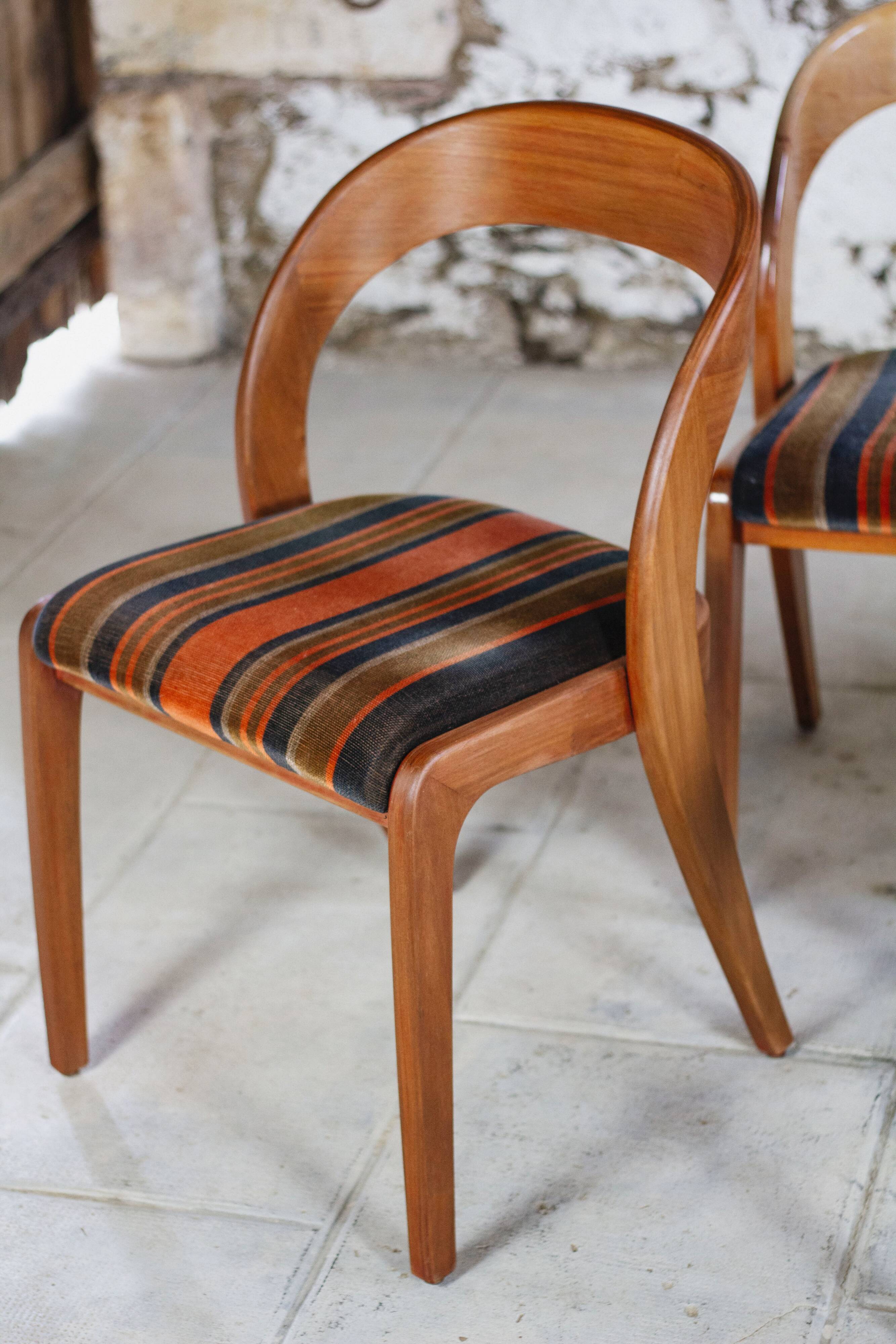 4 Gondola chairs by Baumann, 1960