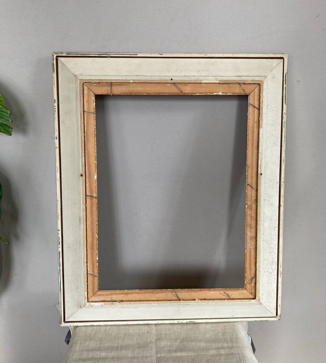 Frame in gilded wood and fabric 1950s/60s