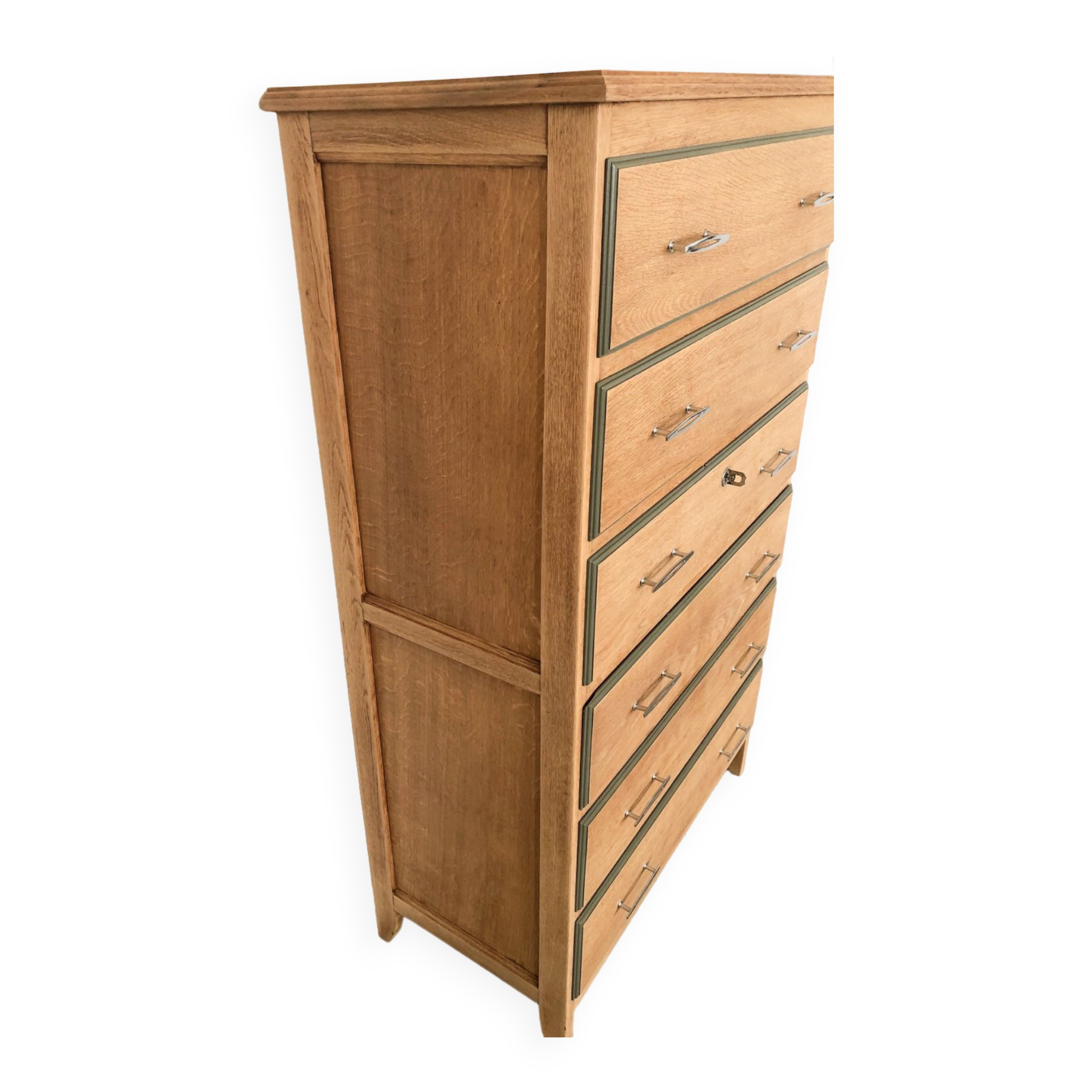 6-drawer chest of drawers in oak