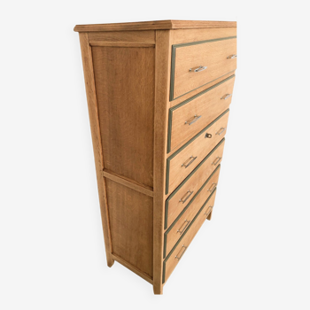 6-drawer chest of drawers in oak