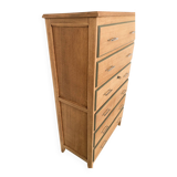 6-drawer chest of drawers in oak