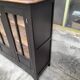 Buffet showcase 3 doors patiné black year 50