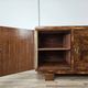 1940s Art Deco walnut sideboard with three doors