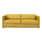 Canapé jaune, design scandinave, années 00