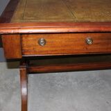 English mahogany bureau plat circa 1900