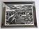 Offset edition in black and white "Genesis" after Sebastião Salgado, framed under glass, 30 x 38 cm