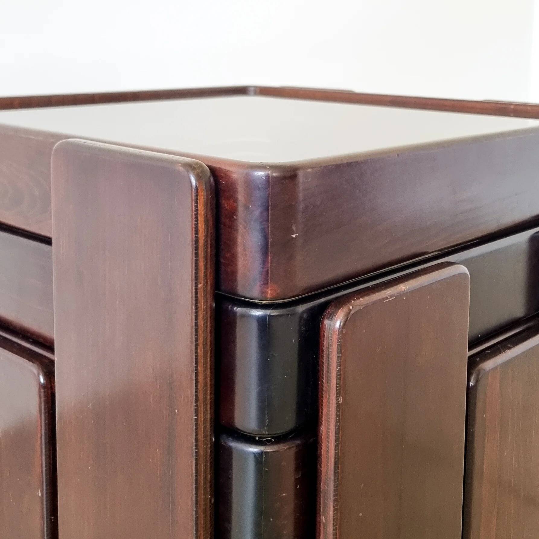Stackable nesting tables by Gianfranco Frattini for Cassina (set of 3)