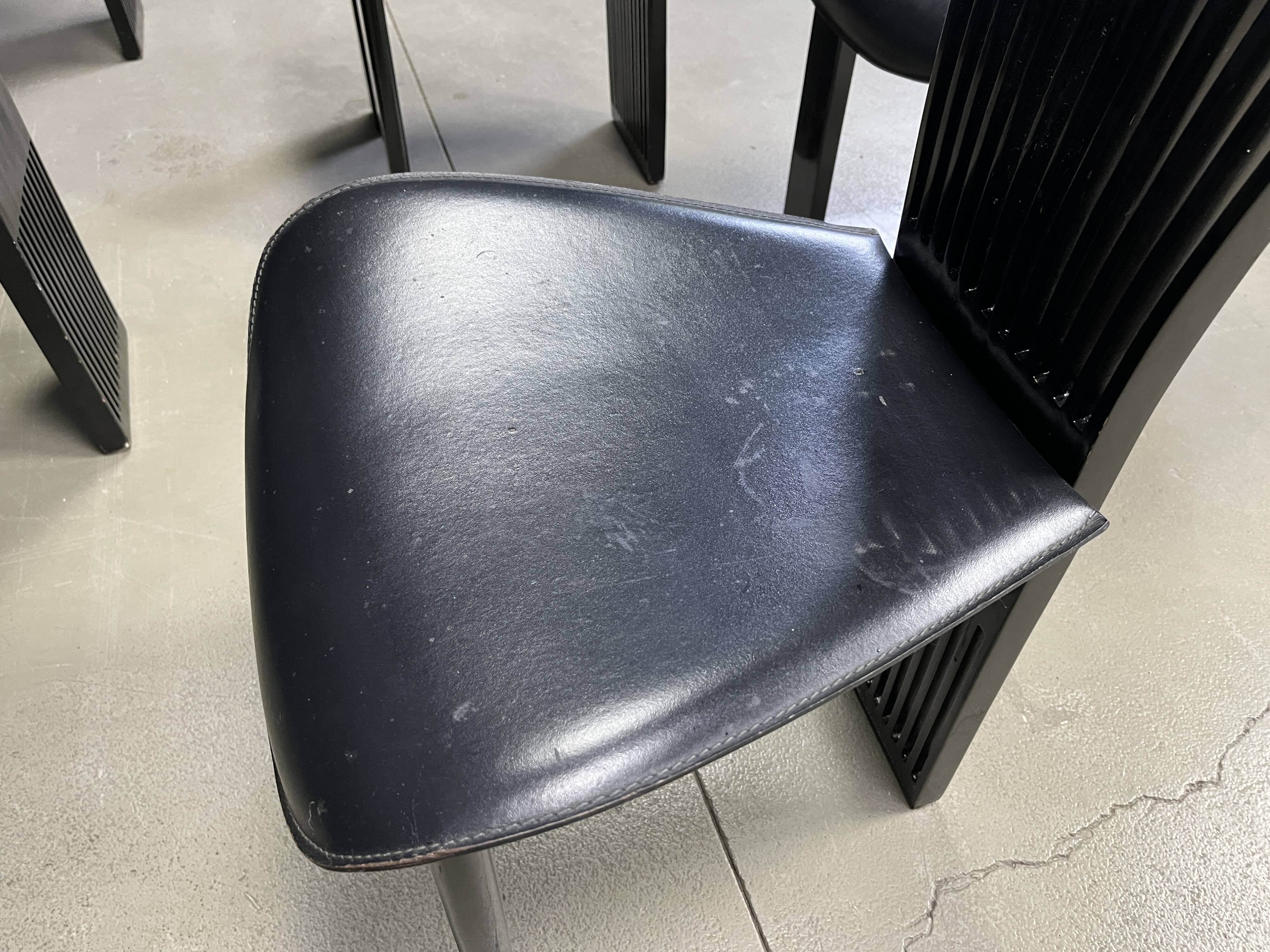 Vintage dining chairs by Pietro costantini, 1980s, set of 6