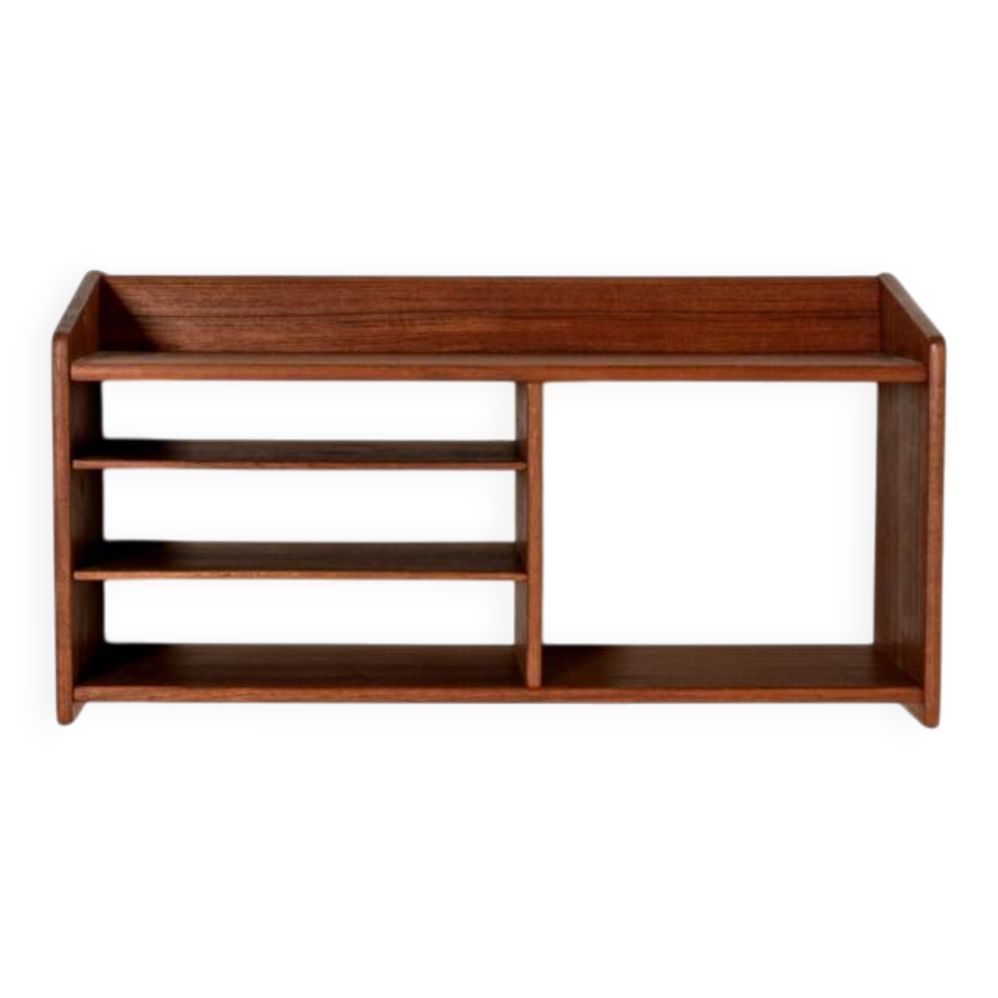 Scandinavian teak wall shelf, 1950s/1960s