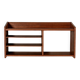 Scandinavian teak wall shelf, 1950s/1960s