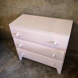 Commode rose poudré