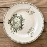 Mismatched cottage iron earth plates