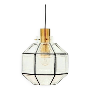 Plafonnier en verre du - 1960