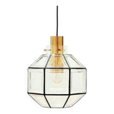 Mid-Century Glass Ceiling Light from Limburg, Germany, 1960s